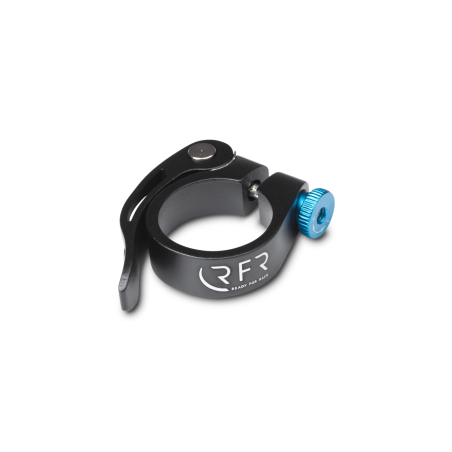 Collier de selle avec blocage rapide - bleu