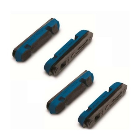 Patins de frein Campagnolo bleus shamal mille