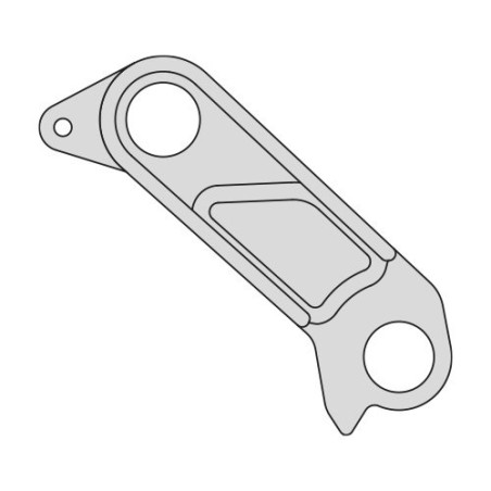 Patte dérailleur Merida DH-067 - Dérailleur Shimano