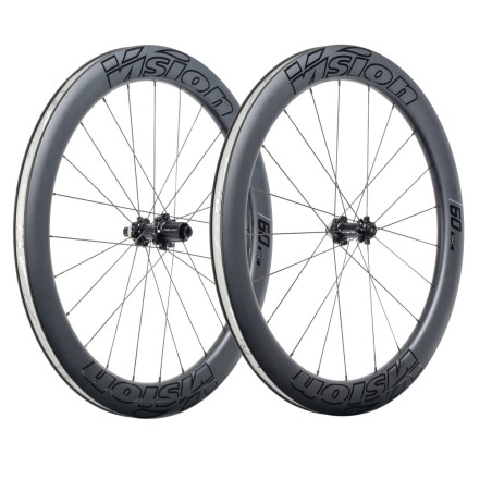 Roadbike carbon wheelset disc Vision SC 60 TLR B4