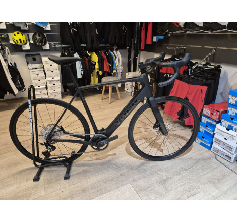vélo course électrique Trek Domane ALR5 moteur TQ