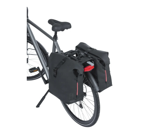 sacoche vélo double Basil Soho led
