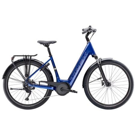 vélo électrique Trek Verve+3 lowstep bleu