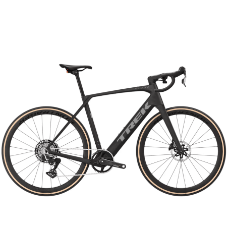 velo course électrique trek domane+ SL7 matte deep smoke