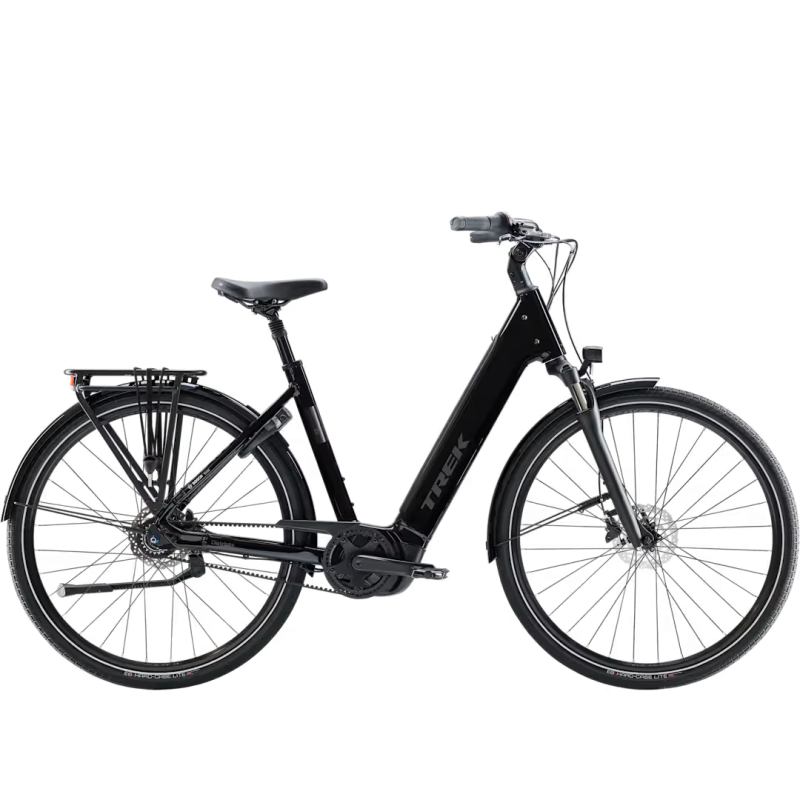 vélo électrique Trek District+3 Nexus courroie