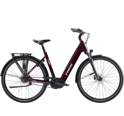 vélo électrique Trek District+3 Nexus courroie