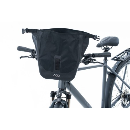 Sacoche vélo avant Acid Travelr  - noir