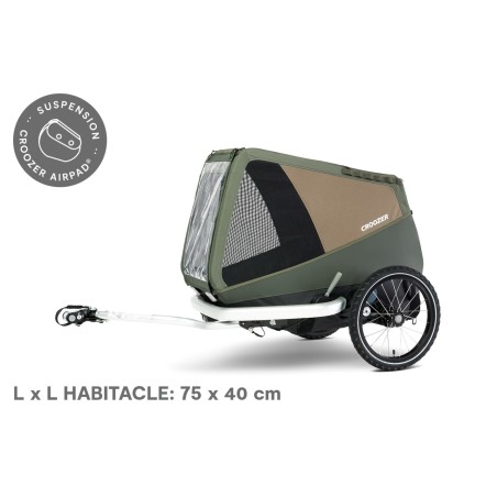 Remorque vélo pour chien Croozer Dog Peppa